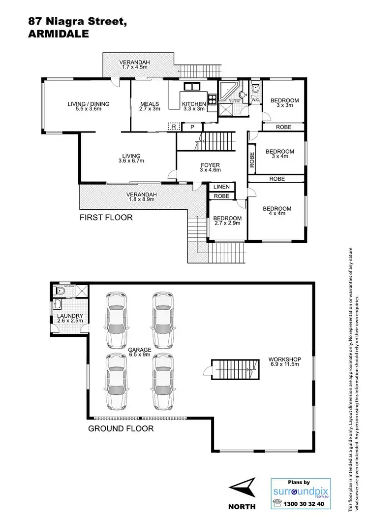 Floorplan of Homely house listing, 87 Niagara Street, Armidale NSW 2350