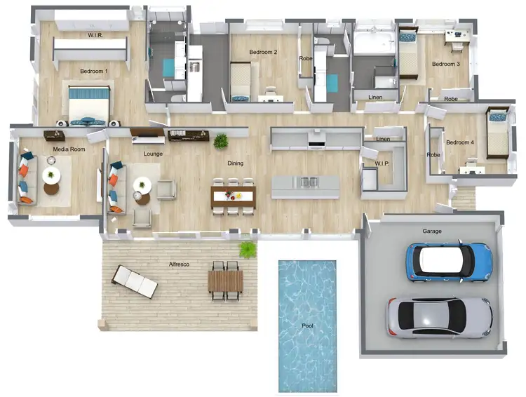 Floorplan of Homely house listing, 22 Torbay Street, Kewarra Beach QLD 4879