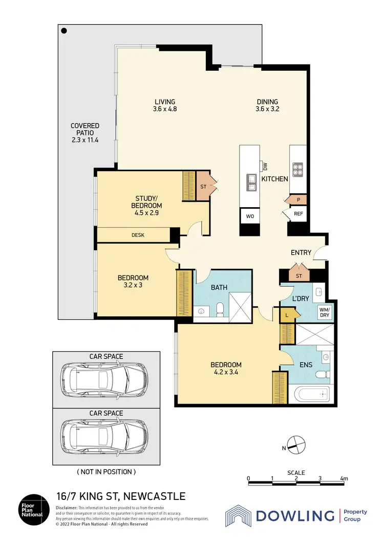 Floorplan of Homely apartment listing, 16/7 King Street, Newcastle NSW 2300