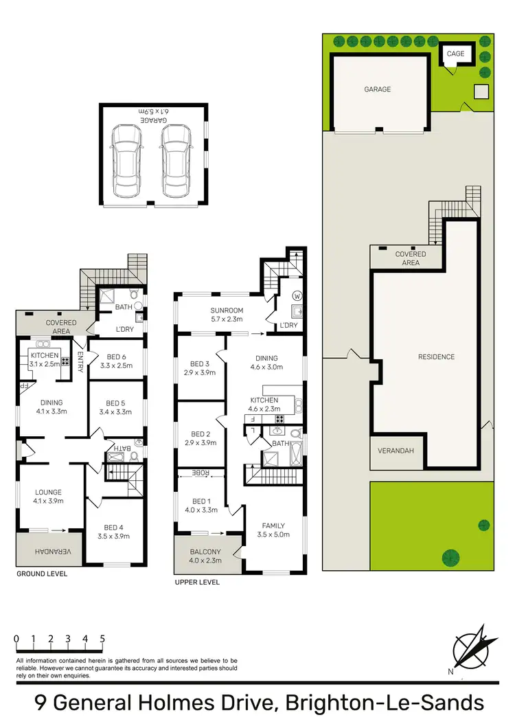 Floorplan of Homely house listing, 9 General Holmes Drive, Brighton-Le-Sands NSW 2216