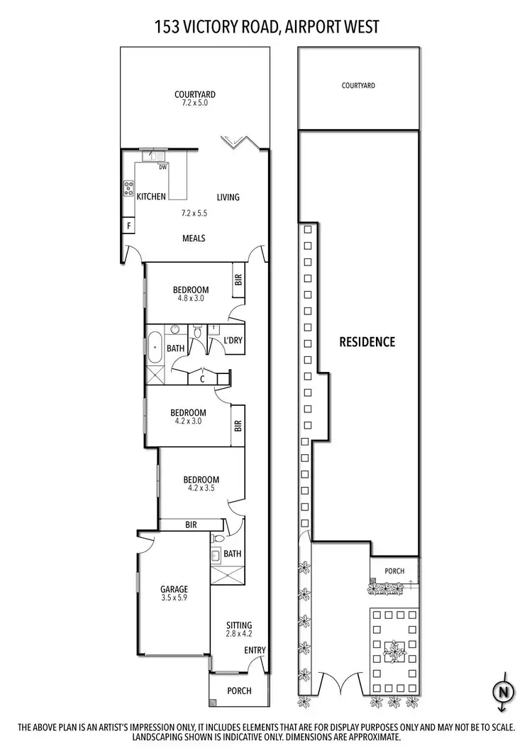 Floorplan of Homely house listing, 153 Victory Road, Airport West VIC 3042