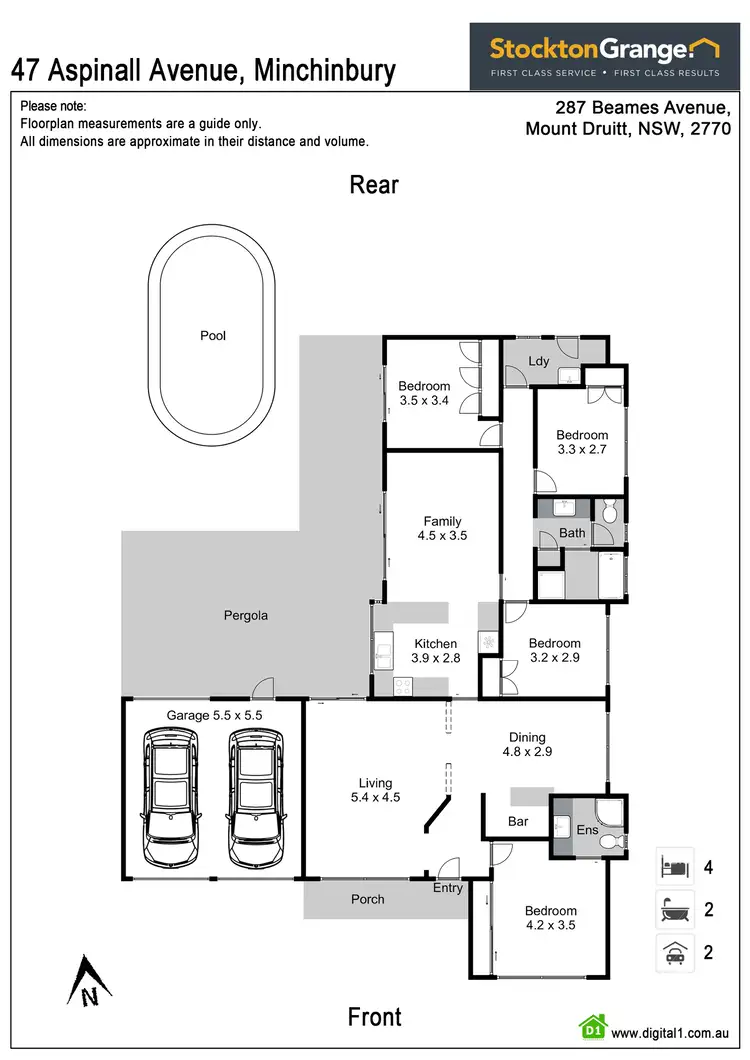 Floorplan of Homely house listing, 47 Aspinall ave, Minchinbury NSW 2770