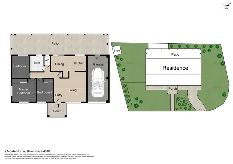 Floorplan of Homely house listing, 2 Moatah Drive, Beachmere QLD 4510