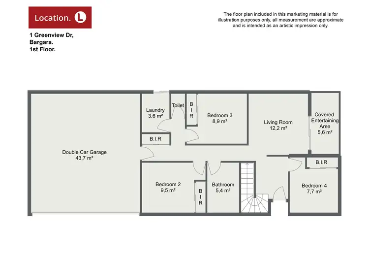 Floorplan of Homely house listing, 1 Greenview Drive, Bargara QLD 4670