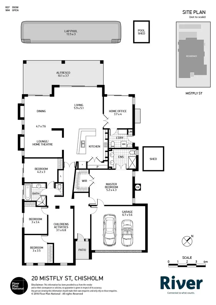 Floorplan of Homely house listing, 20 Mistfly Street, Chisholm NSW 2322