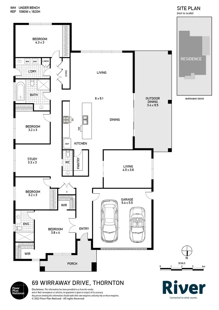 Floorplan of Homely house listing, 69 Wirraway Drive, Thornton NSW 2322