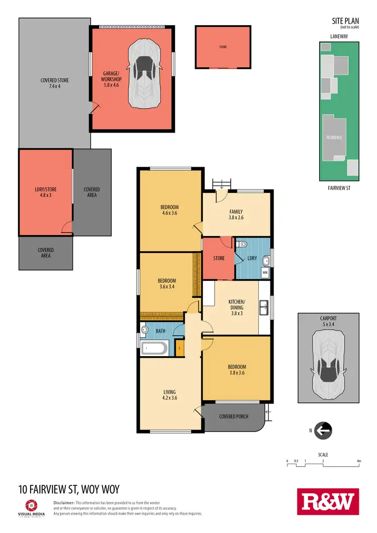 Floorplan of Homely house listing, 10 Fairview Street, Woy Woy NSW 2256