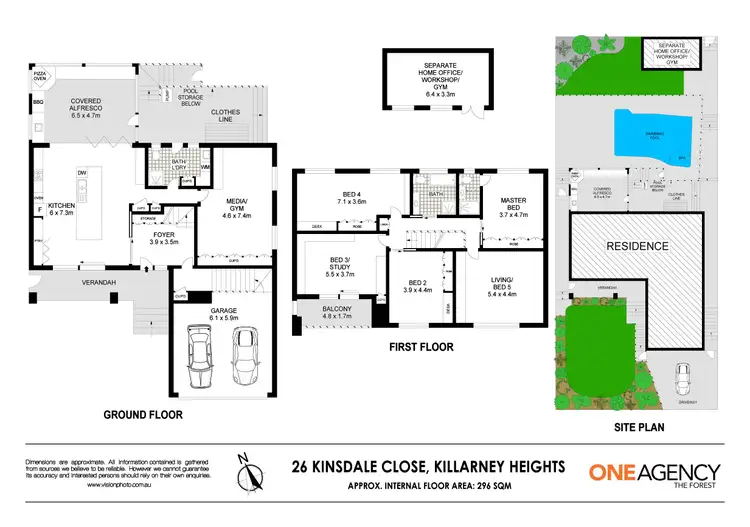 Floorplan of Homely house listing, 26 Kinsdale Close, Killarney Heights NSW 2087