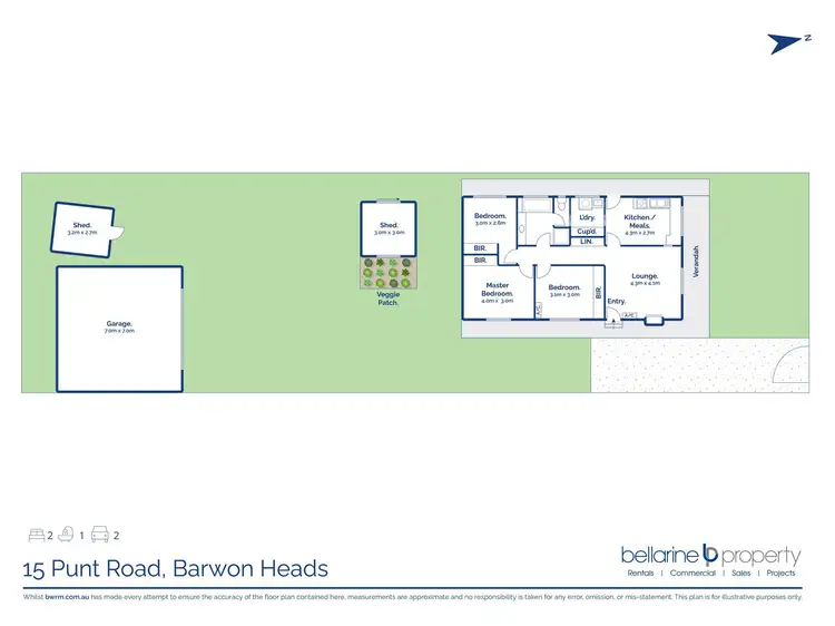 Floorplan of Homely house listing, 15 Punt Road, Barwon Heads VIC 3227
