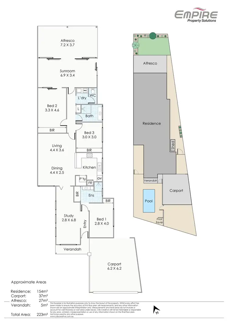 Floorplan of Homely house listing, 19B Calpin Crescent, Attadale WA 6156