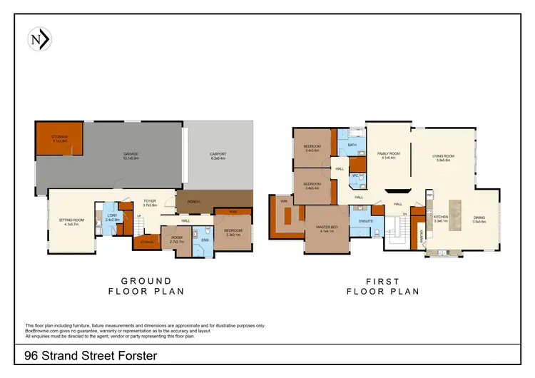 Floorplan of Homely house listing, 96 Strand Street, Forster NSW 2428