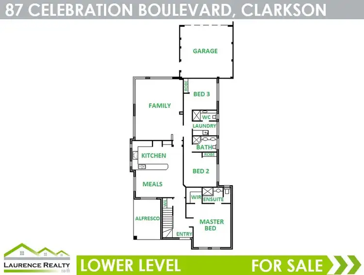 Floorplan of Homely house listing, 87 Celebration Boulevard, Clarkson WA 6030