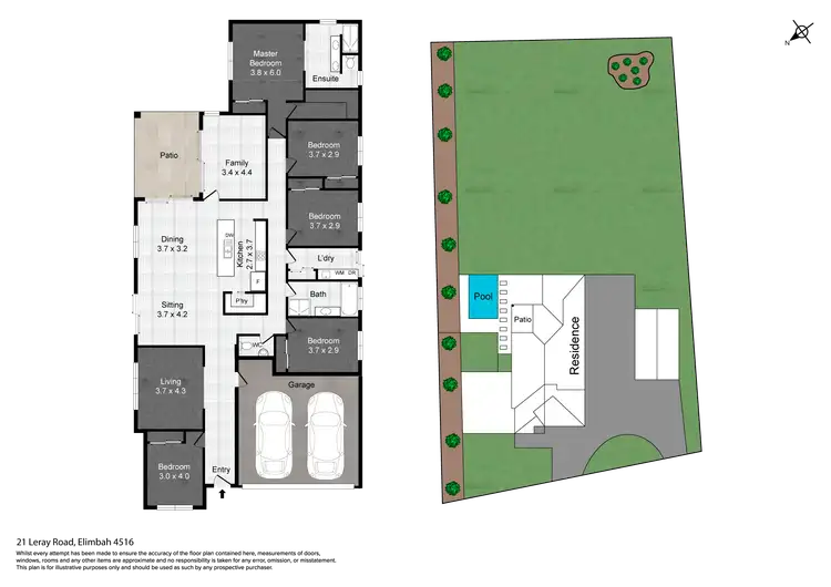 Floorplan of Homely house listing, 21 Leray Road, Elimbah QLD 4516