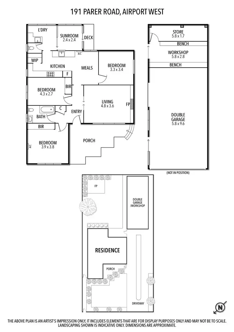 Floorplan of Homely house listing, 191 Parer Road, Airport West VIC 3042