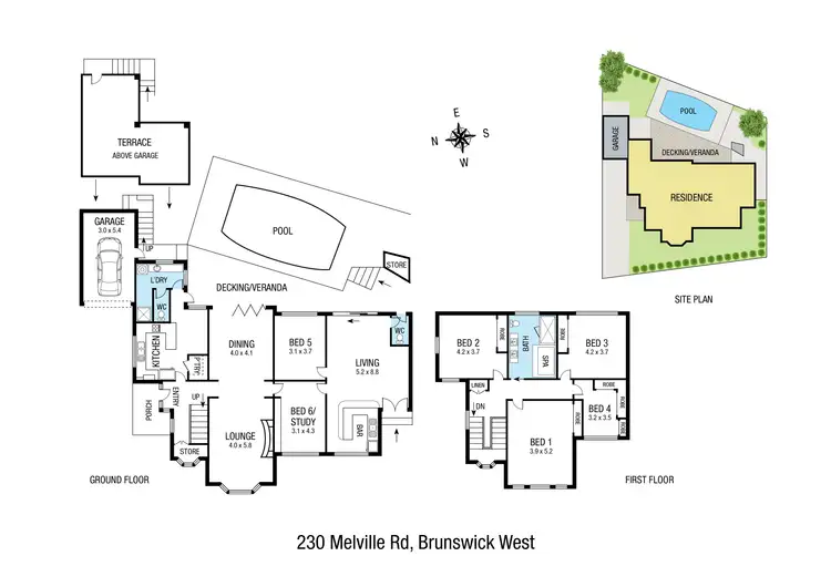 Floorplan of Homely house listing, 230 Melville Road, Brunswick West VIC 3055