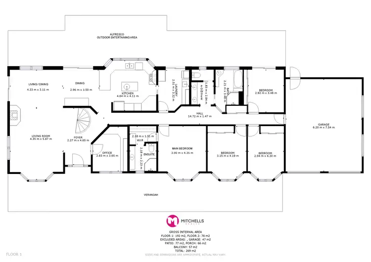 Floorplan of Homely rural property listing, 293 Condor Drive, Sunshine Acres QLD 4655