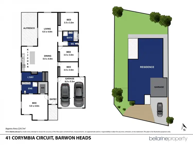 Floorplan of Homely house listing, 41 Corymbia Circuit, Barwon Heads VIC 3227