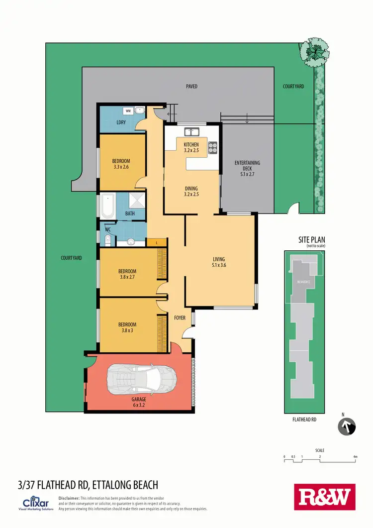 Floorplan of Homely villa listing, 3/37 Flathead Road, Ettalong Beach NSW 2257
