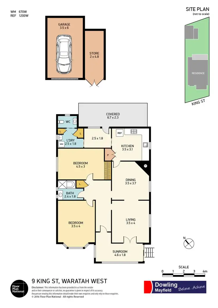 Floorplan of Homely house listing, 9 King Street, Waratah West NSW 2298