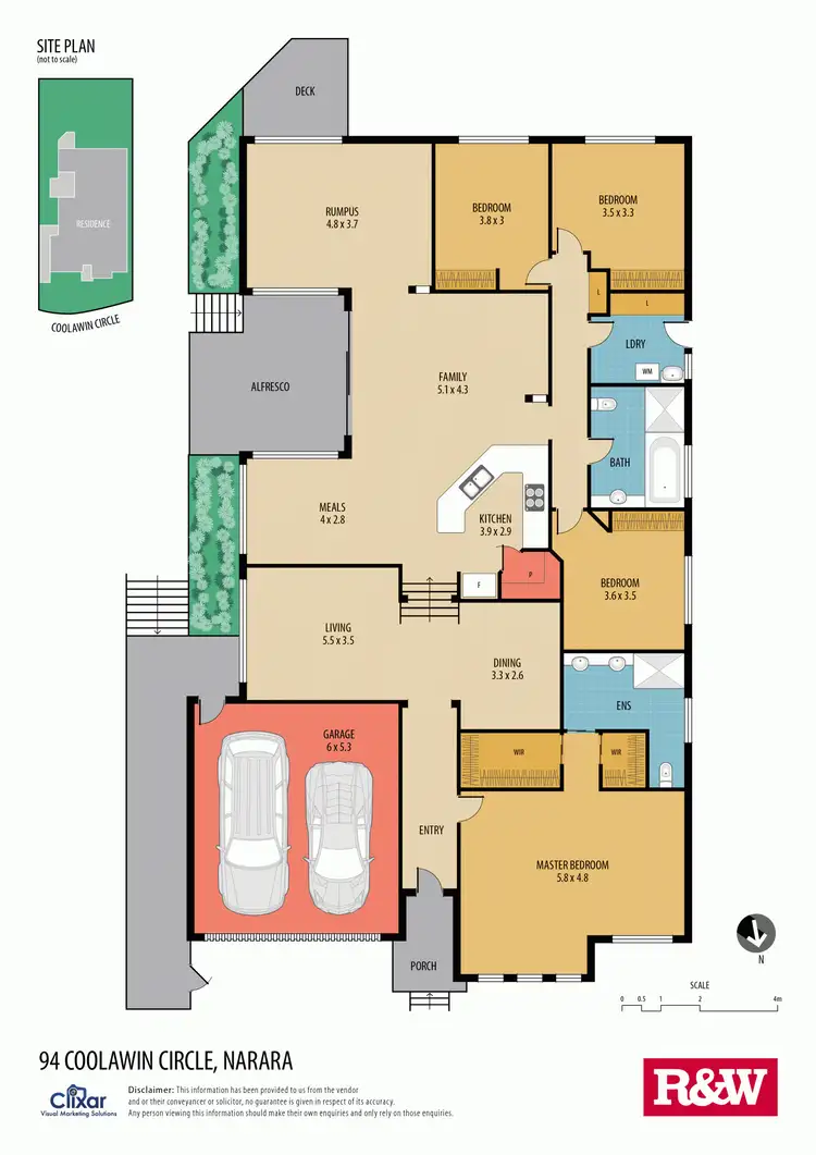 Floorplan of Homely house listing, 94 Coolawin Circle, Narara NSW 2250