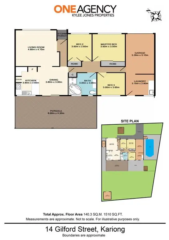 Floorplan of Homely house listing, 14 Gilford Street, Kariong NSW 2250
