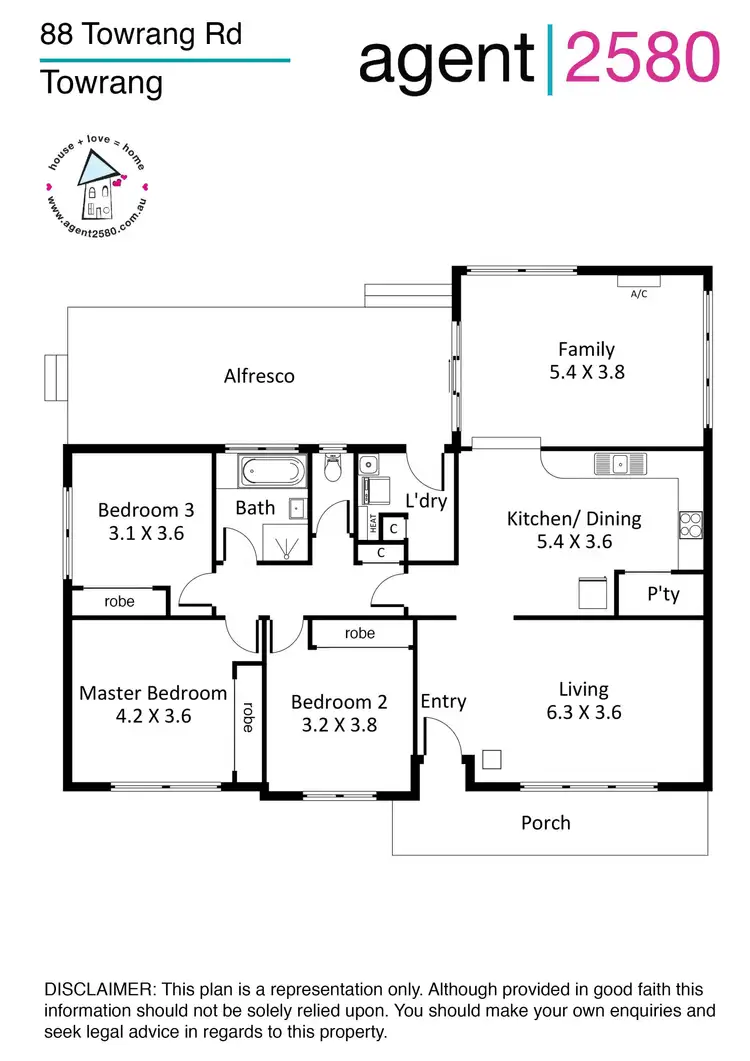 Floorplan of Homely house listing, 88 Towrang Road, Towrang via, Goulburn NSW 2580