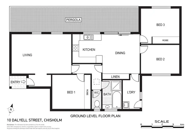 Floorplan of Homely house listing, 10 Dalyell Street, Chisholm ACT 2905