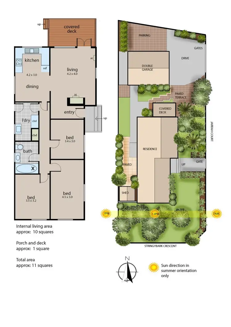 Floorplan of Homely house listing, 9 Stringybark Crescent, Frankston North VIC 3200