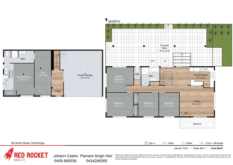 Floorplan of Homely house listing, 65 Smith Road, Woodridge QLD 4114