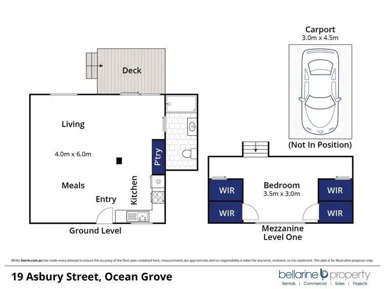 Floorplan of Homely house listing, 19 Asbury Street West, Ocean Grove VIC 3226