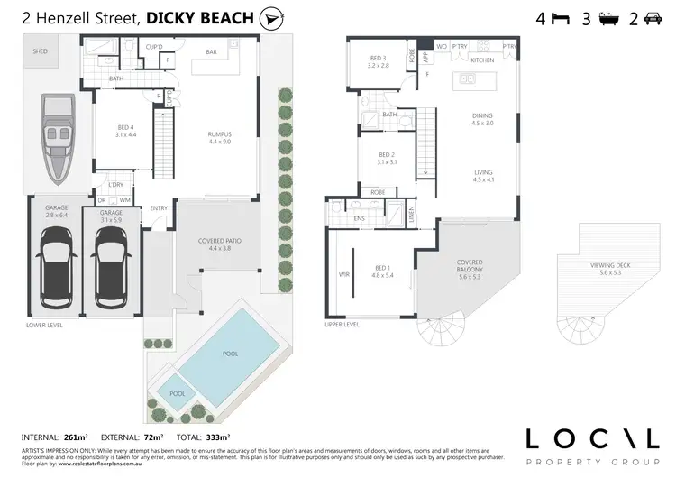 Floorplan of Homely house listing, 2 Henzell Street, Dicky Beach QLD 4551