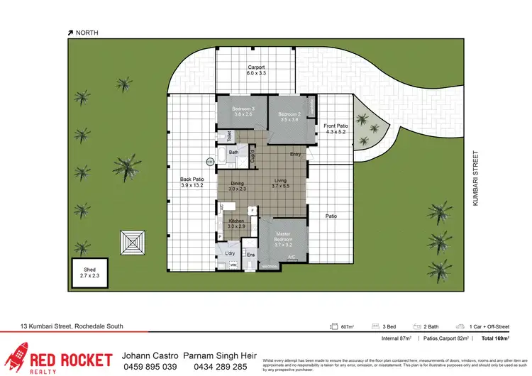 Floorplan of Homely house listing, 13 Kumbari Street, Rochedale South QLD 4123
