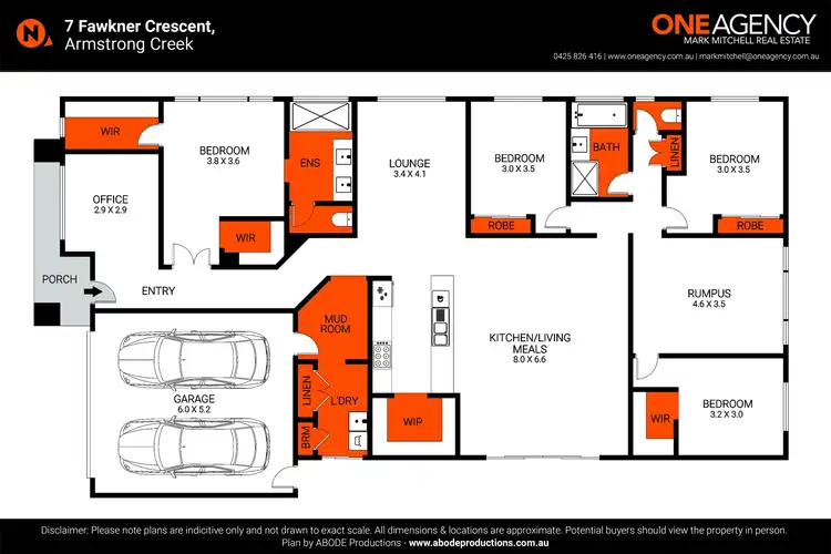 Floorplan of Homely house listing, 7 Fawkner Cres, Armstrong Creek VIC 3217