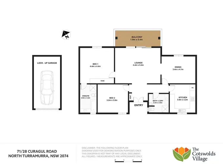 Floorplan of Homely apartment listing, 71/28 Curagul Rd, North Turramurra NSW 2074