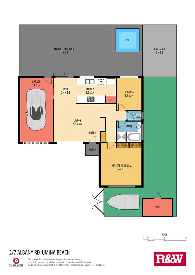 Floorplan of Homely villa listing, 2/7 Albany Road, Umina Beach NSW 2257