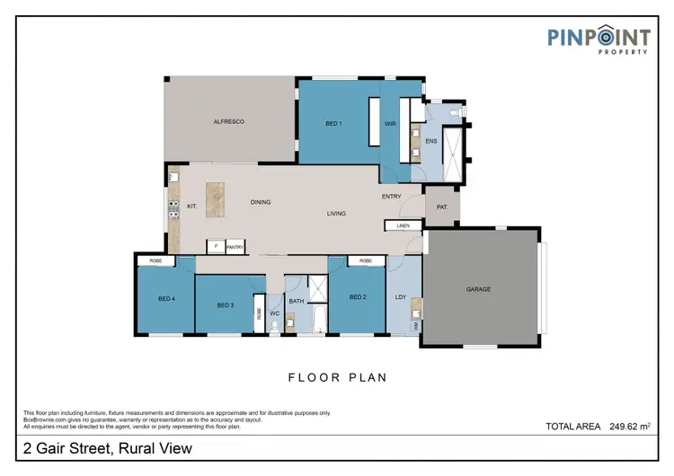 Floorplan of Homely house listing, 2 Gair Street, Rural View QLD 4740