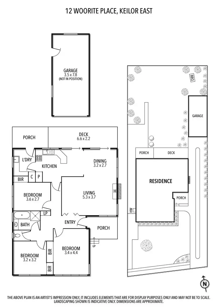 Floorplan of Homely house listing, 12 Woorite Place, Keilor East VIC 3033