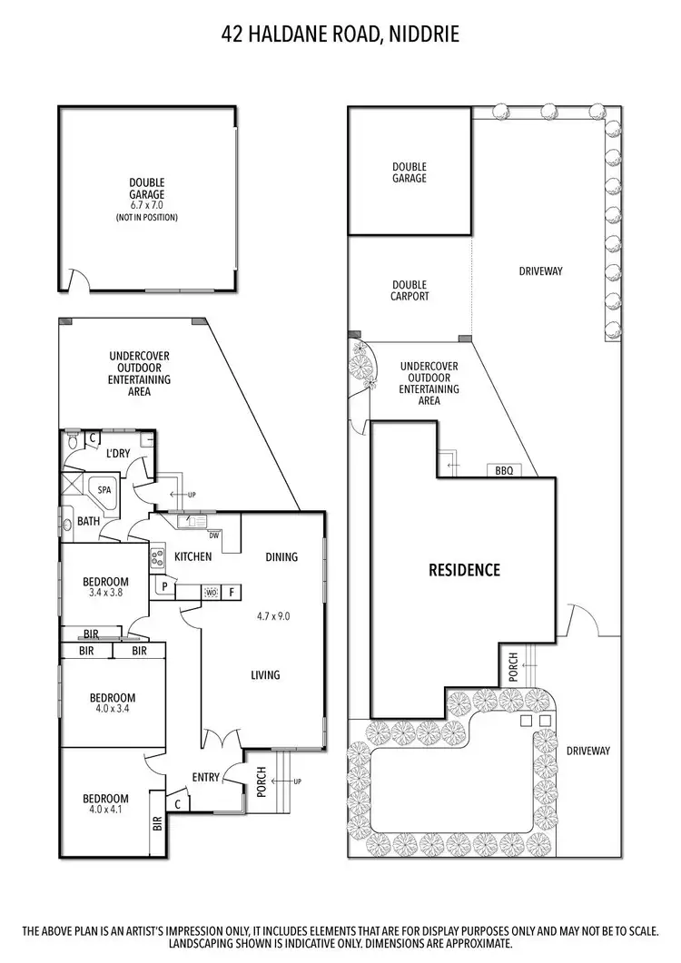 Floorplan of Homely house listing, 42 Haldane Road, Niddrie VIC 3042