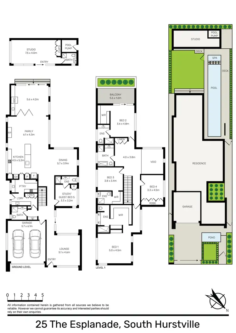Floorplan of Homely house listing, 25 The Esplanade, South Hurstville NSW 2221
