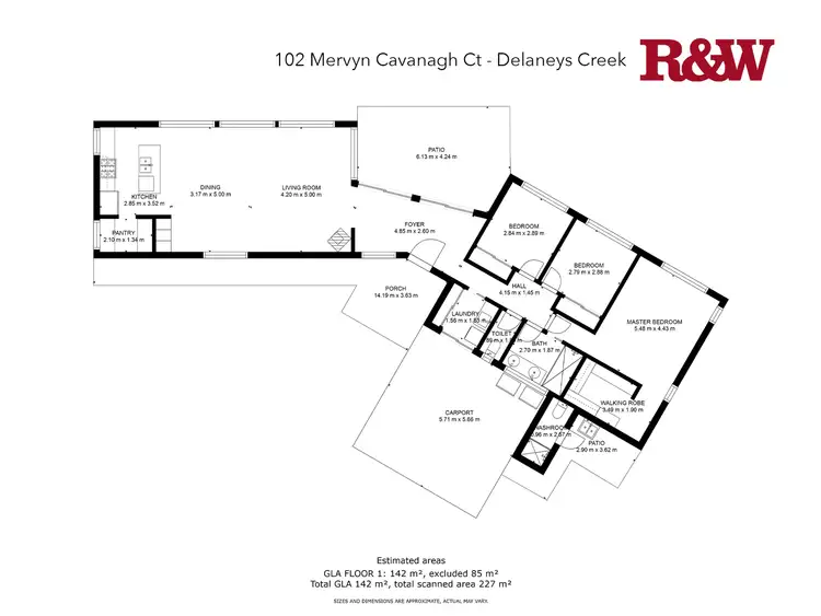 Floorplan of Homely rural property listing, 102 Mervyn Cavanagh Court, Delaneys Creek QLD 4514