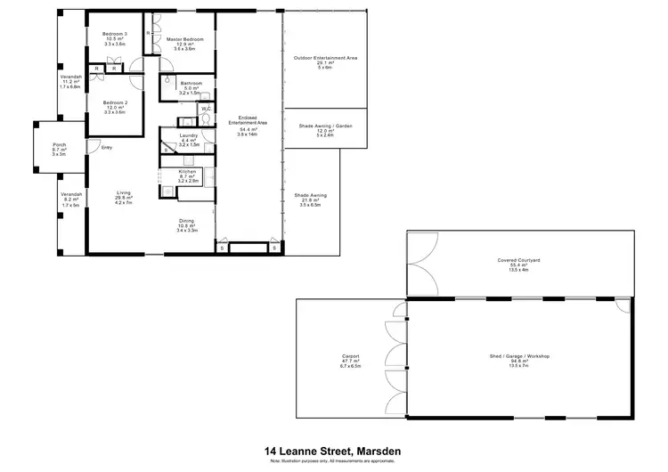 Floorplan of Homely house listing, 14 Leanne Street, Marsden QLD 4132