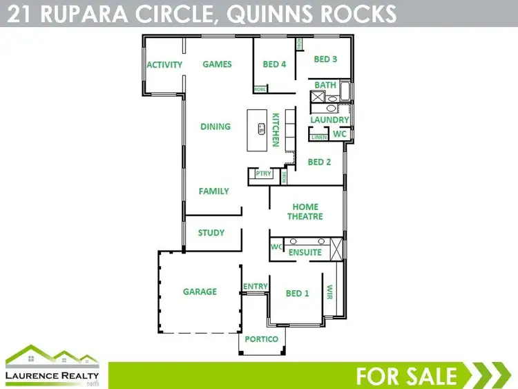 Floorplan of Homely house listing, 21 Rupara Circle, Quinns Rocks WA 6030