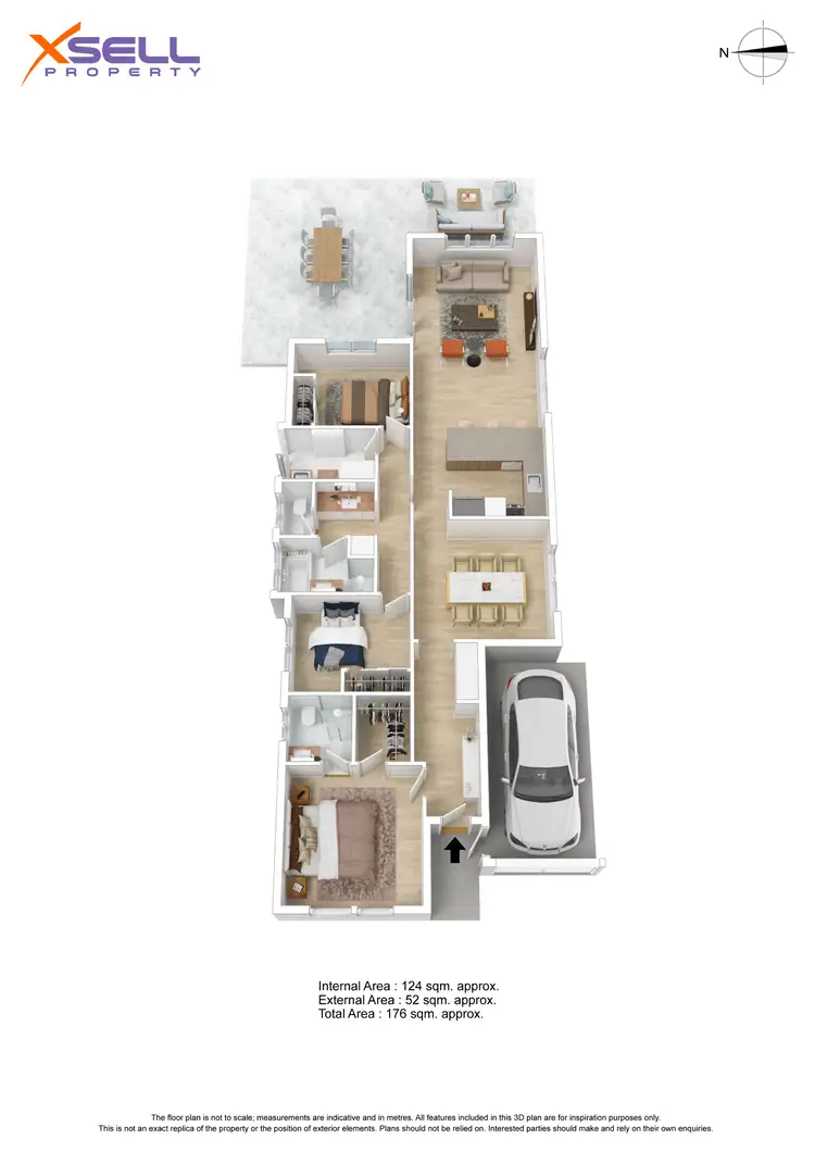 Floorplan of Homely house listing, 50 Eton Common, Ingle Farm SA 5098