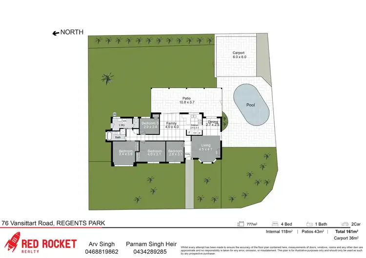 Floorplan of Homely house listing, 76 Vansittart Road, Regents Park QLD 4118