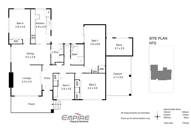 Floorplan of Homely house listing, 43 Stirk Road, Alfred Cove WA 6154