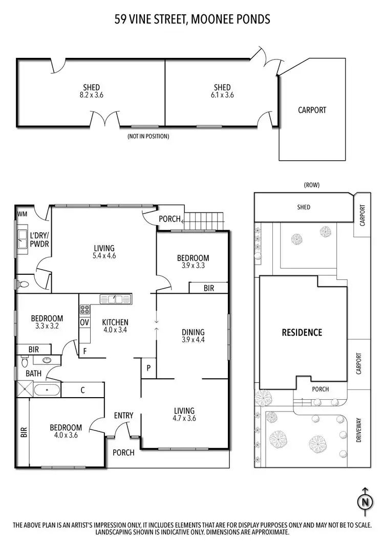 Floorplan of Homely house listing, 59 Vine Street, Moonee Ponds VIC 3039