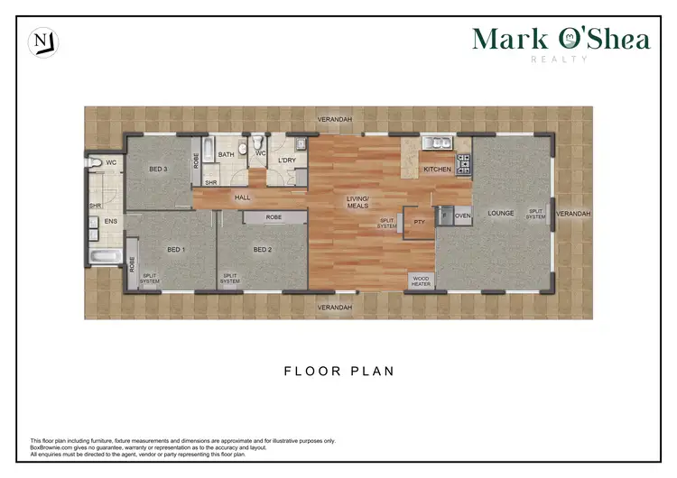 Floorplan of Homely house listing, 71 Dysons Road, Mandurang VIC 3551