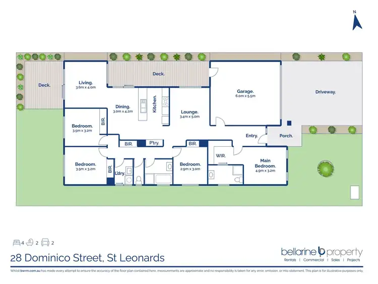 Floorplan of Homely house listing, 28 Dominico Street, St Leonards VIC 3223