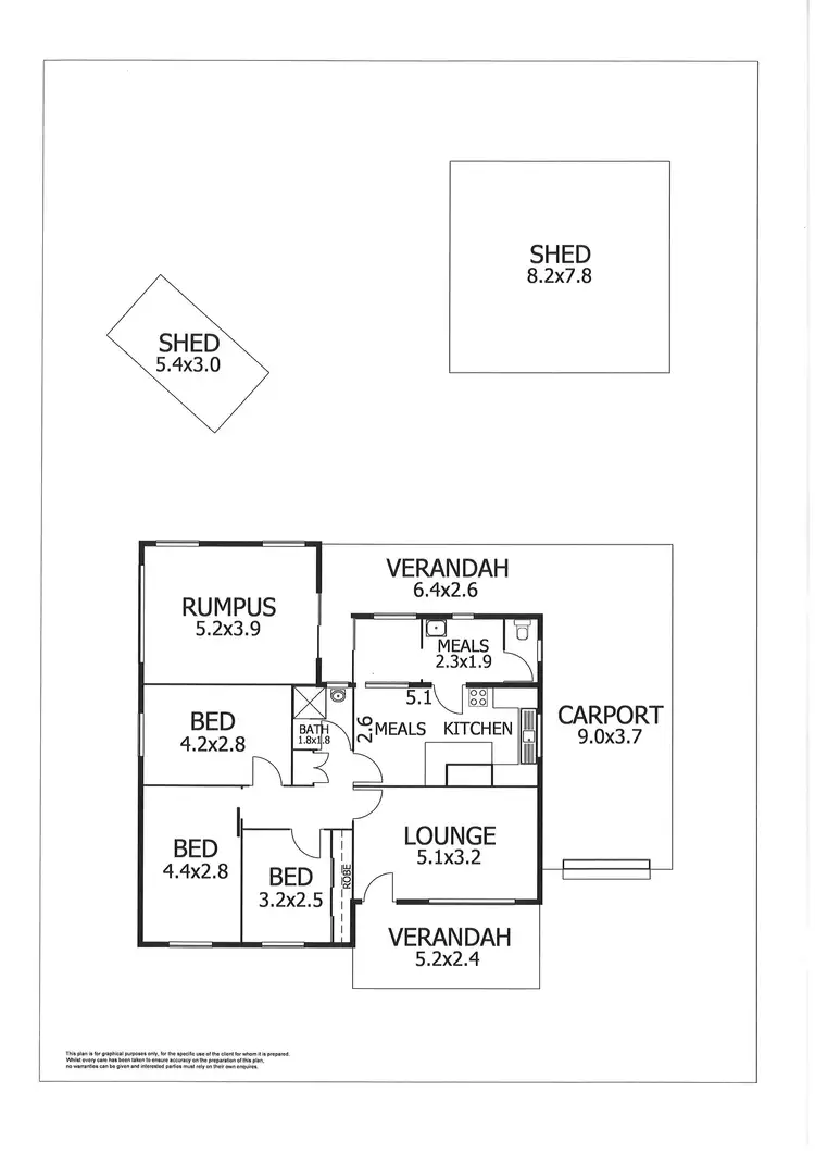 Floorplan of Homely house listing, 2 Montgomery Avenue, Murray Bridge SA 5253
