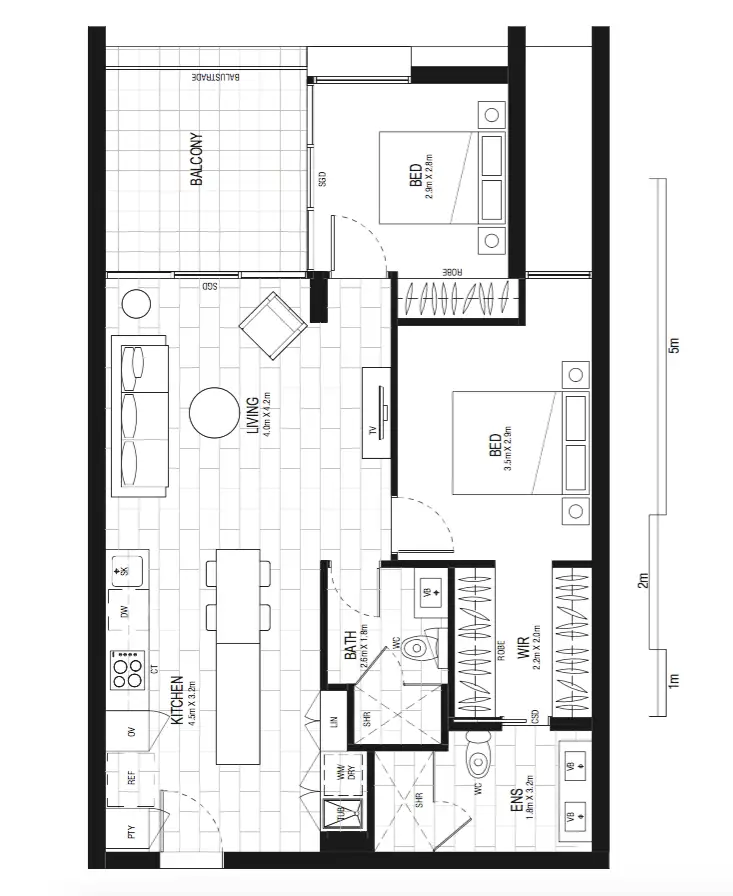 Floorplan of Homely apartment listing, Address available on request